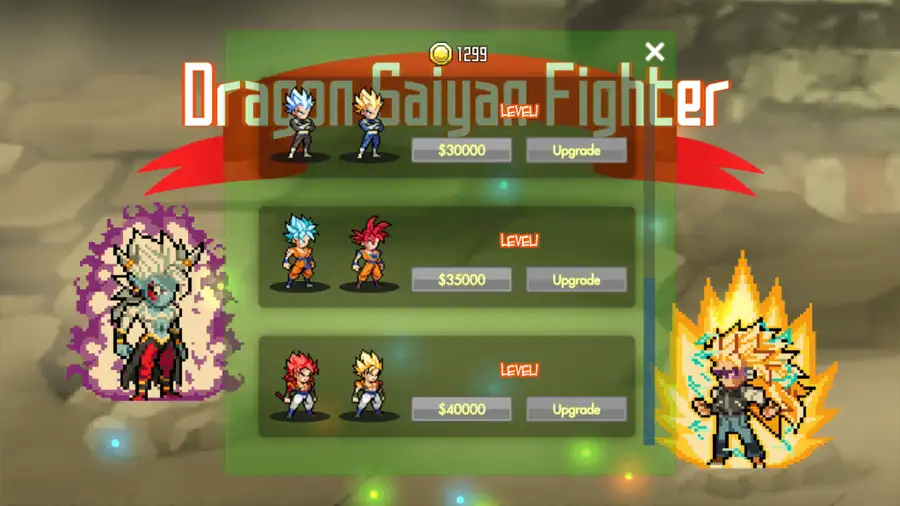 Dragon Saiyan Fighter SellUnitySourceCode screenshot 5