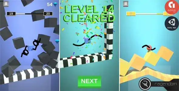 Draw Cube – Complete Unity Game + Admob SellUnitySourceCode screenshot 2