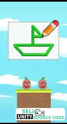 Draw To Crash Watermelon SellUnitySourceCode screenshot 5