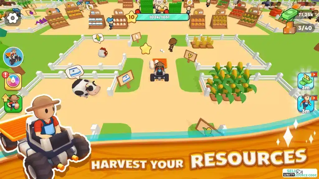 Dream Farm Land SellUnitySourceCode source code