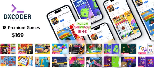 DxCoder Exclusive Bundle Offer: 18 Premium Unity SellUnitySourceCode source code