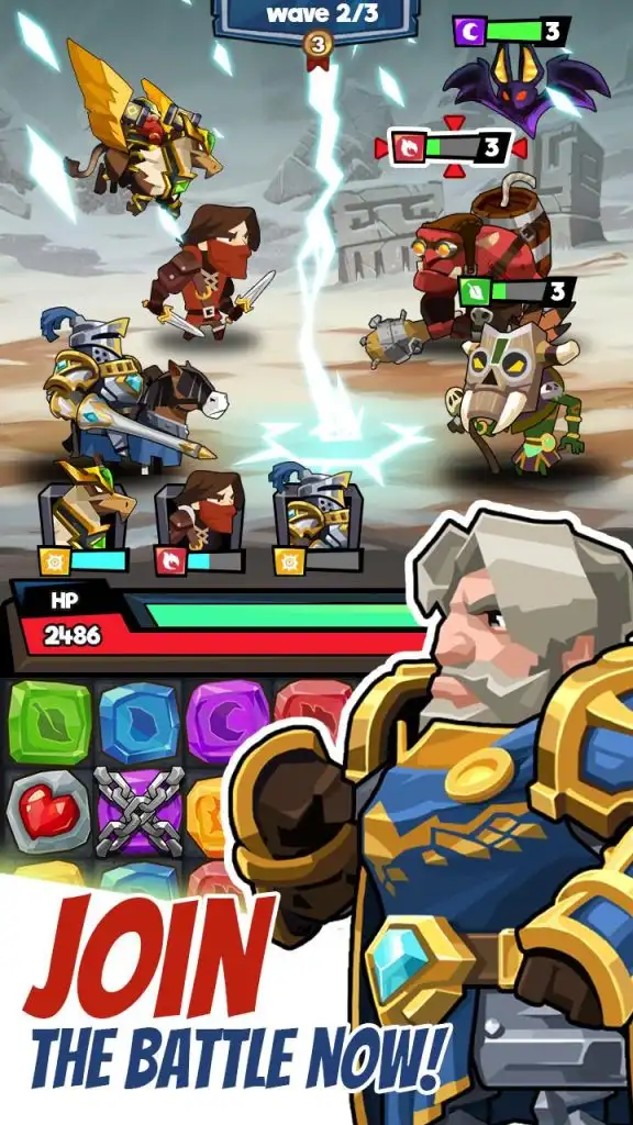 Empires and Dragons: Legendary Puzzle RPG SellUnitySourceCode screenshot 4