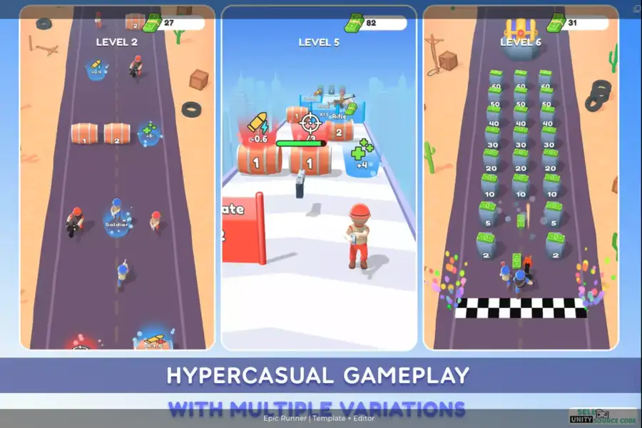 Epic Runner | Template + Editor SellUnitySourceCod screenshot 5