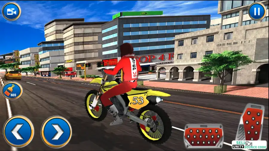 Extreme Bike Adventure - Stunt Tricks Racer 2018 SellUnitySourceCode  screenshot 2