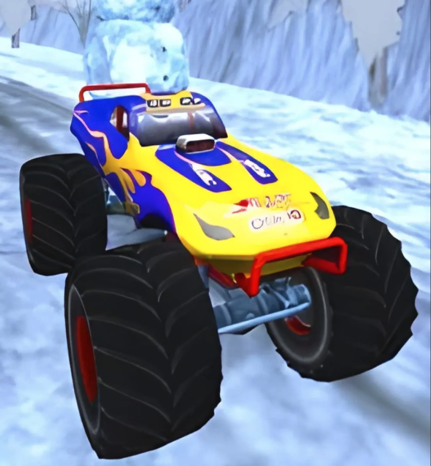 Extreme Slipping Snow 4x4 Monster Truck Stunt source code
