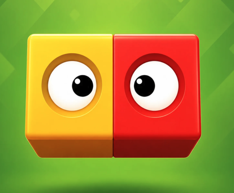 Eyes Cube Unity Game Source Code – Twin Maze Puzzle Game screenshot 2