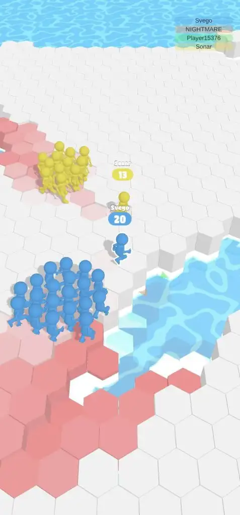 Falling Crowd SellUnitySourceCode  screenshot 3