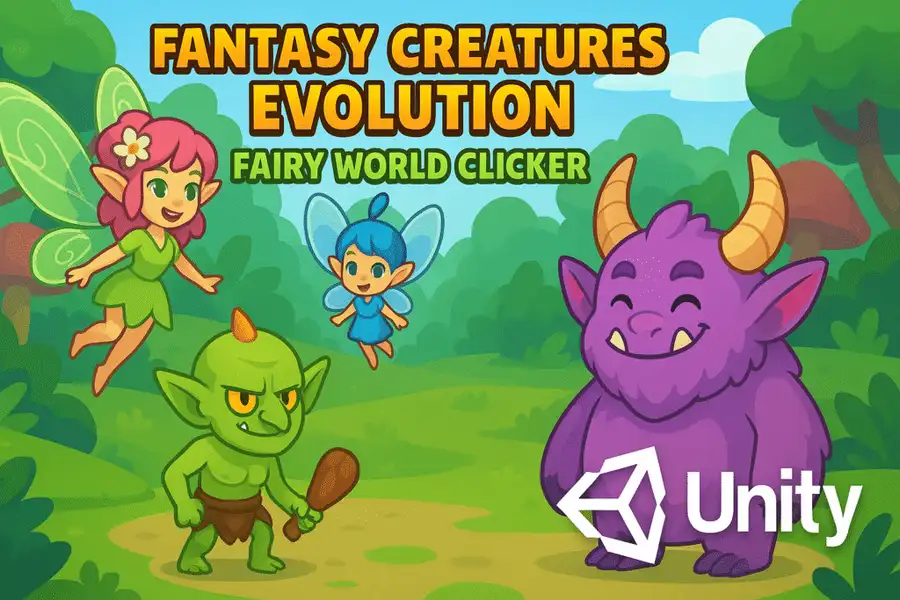 Fantasy Creatures Evolution: Fairy World Clicker source code