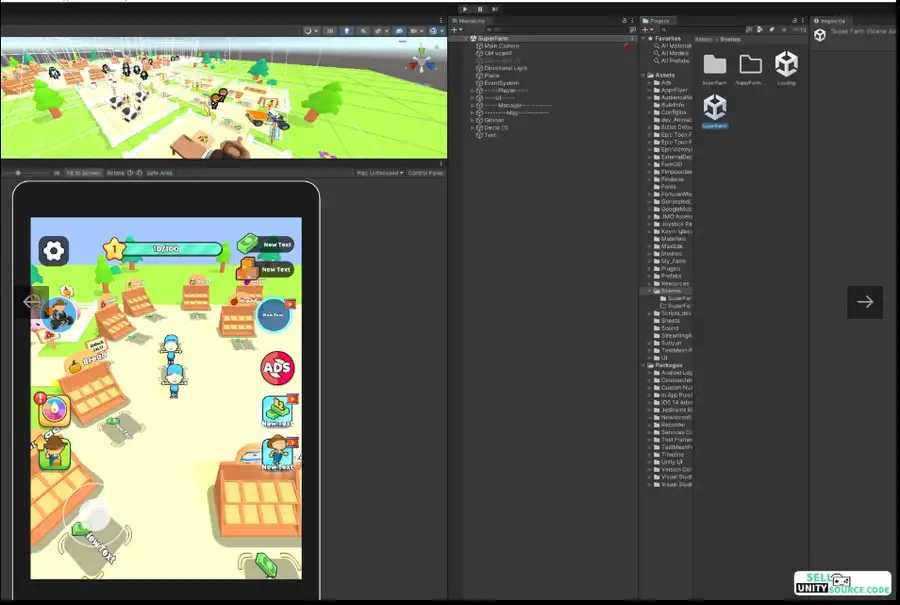 Farm Idle Tycoon-Farming Game SellUnitySourceCode   screenshot 3