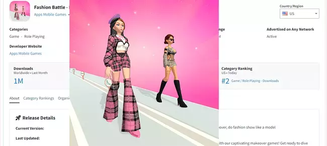 Fashion Battle – Dress up game SellUnitySourceCode  source code