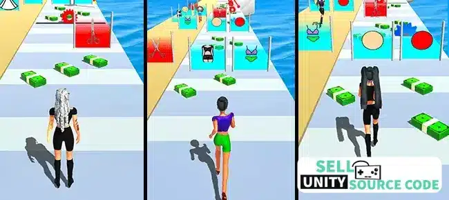 Fashion Queen 3D: Dress Up & Style Game –SellUnitySourceCode.com screenshot 4