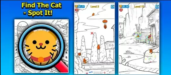FFind The Cat – Spot It 2D Game SellUnitySourceCode screenshot 5