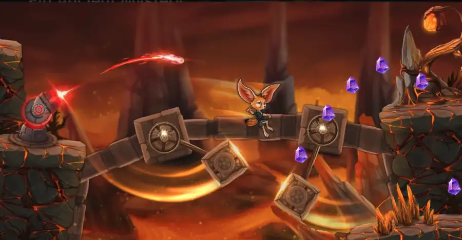 Fin Ancient Mystery platformer SellUnitySourceCode  screenshot 3