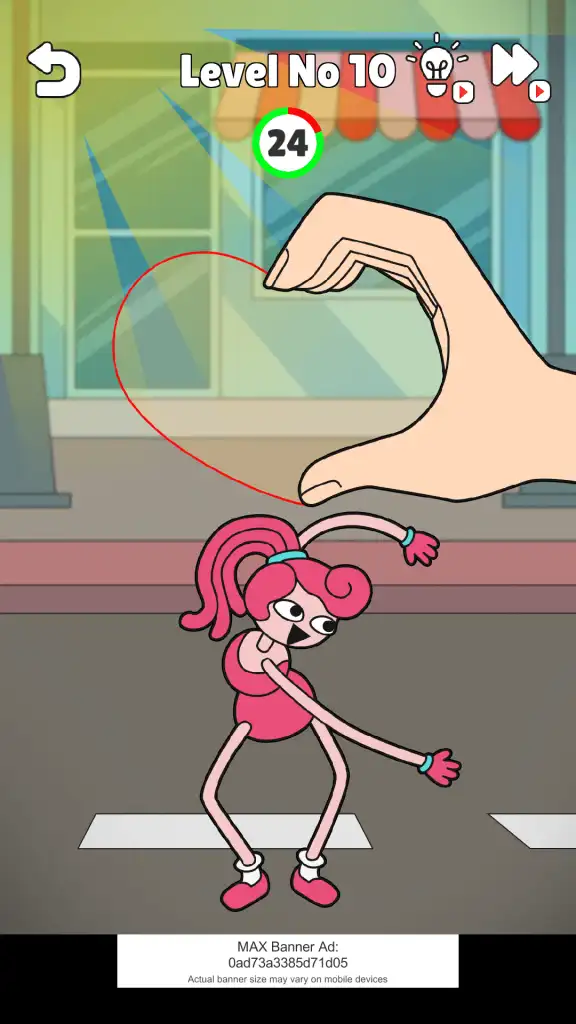 Finger Heart: Monster Refill -120+ Levels – Puzzle SellUnitySourceCode screenshot 3