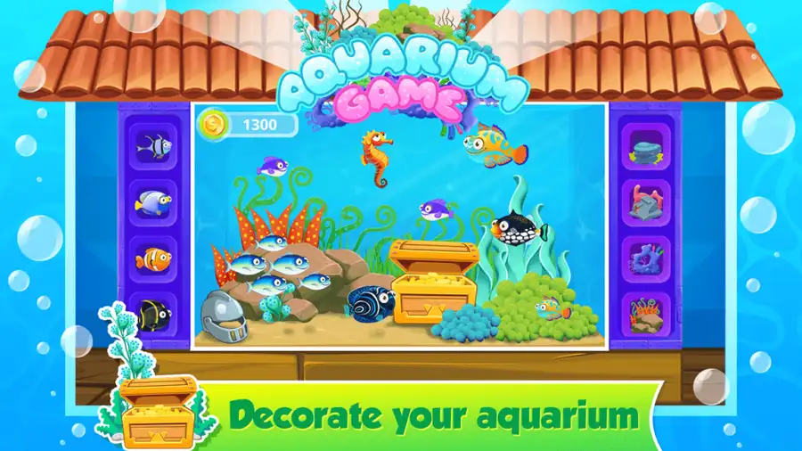 Fish Tank My Aquarium Game SellUnitySourceCode screenshot 3