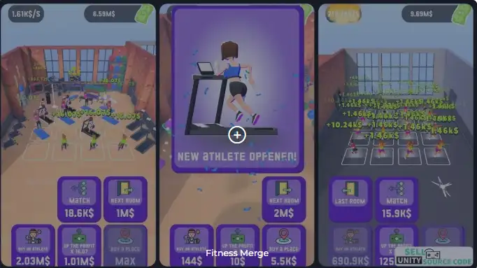 Fitness Merge SellUnitySourceCode screenshot 5