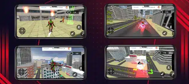 Flying Super Hero Rescue Robot 2021 SellUnitySourceCode source code