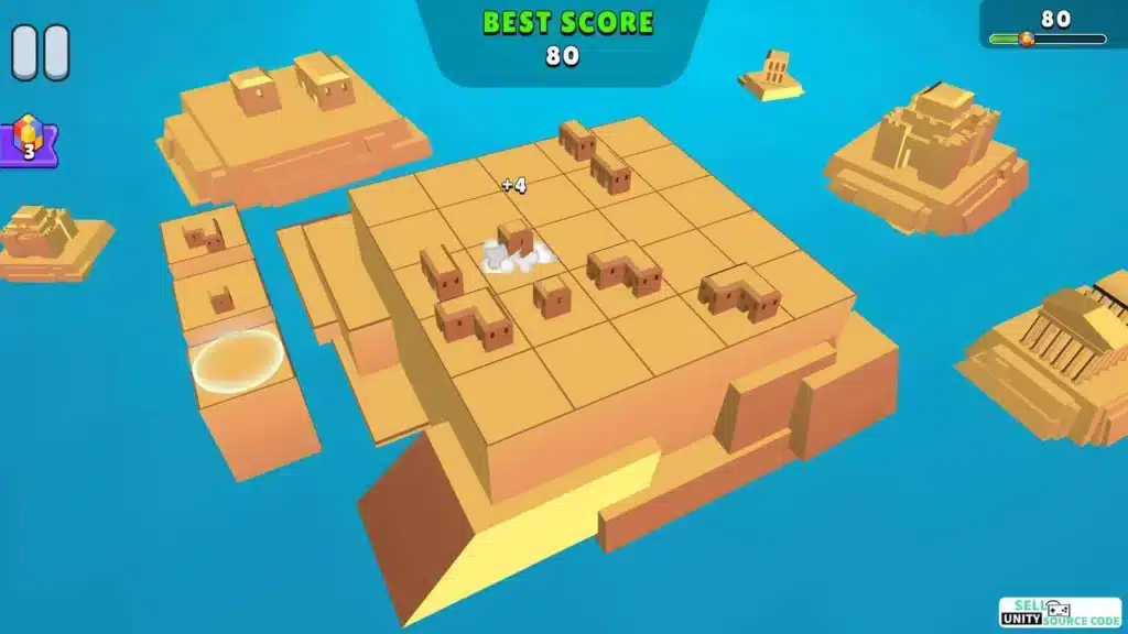 Fold The Block SellUnitySourceCode screenshot 3