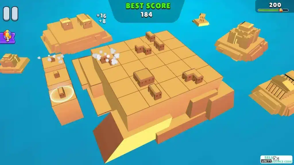 Fold The Block SellUnitySourceCode screenshot 5