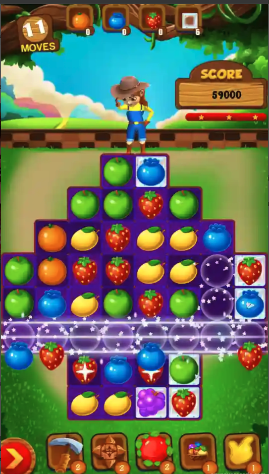 Fruit Ville World Match 3 source code