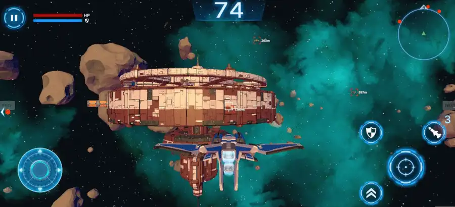 Galaxy War Starship Battles Unity Source Code