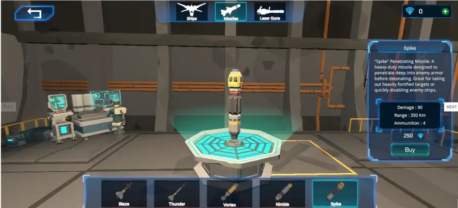 Galaxy War Starship Battles Unity Source Code screenshot 4