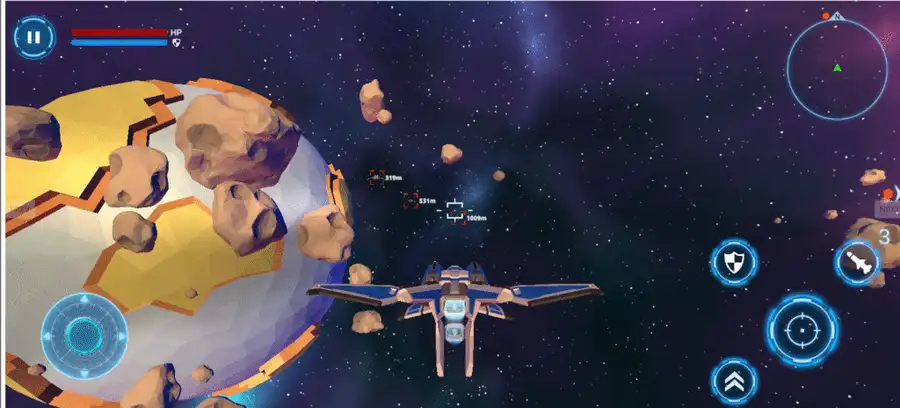 Galaxy War Starship Battles Unity Source Code screenshot 5