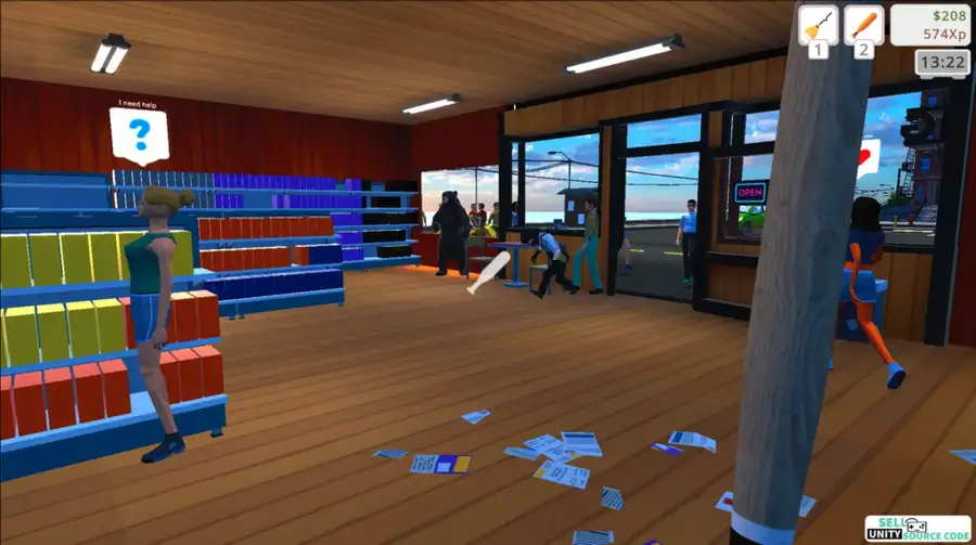 Game Store Simulator - SellUnitySourceCode screenshot 2