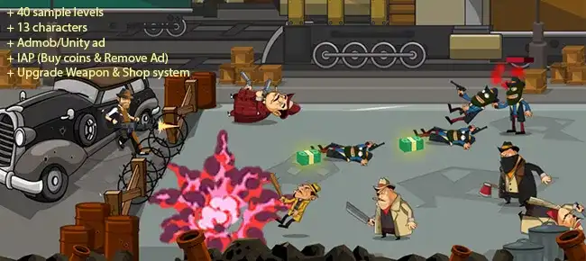 GANGSTER WAR – COMPLETE GAME SellUnitySourceCode screenshot 2