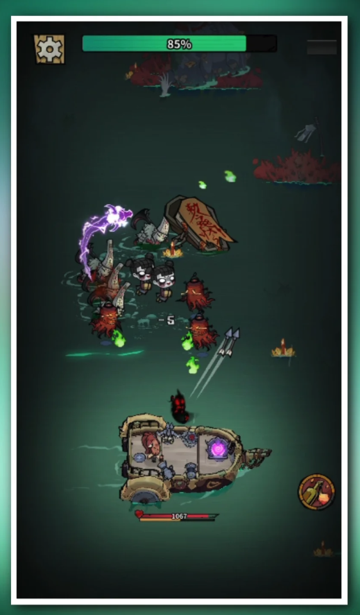 Ghost Seas Survivor: Pirate Defense Roguelike screenshot 3