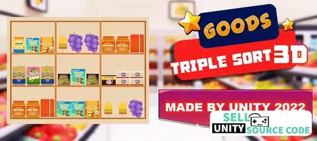 🧩 Goods Triple Sort 3D SellUnitySourceCode source code