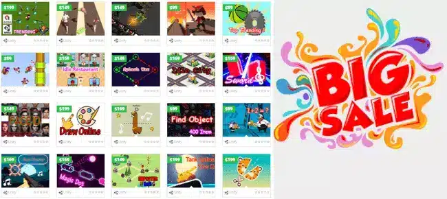 GVT Studio’s Spring Mega Bundle Sale: 20 Games SellUnitySourceCode  source code