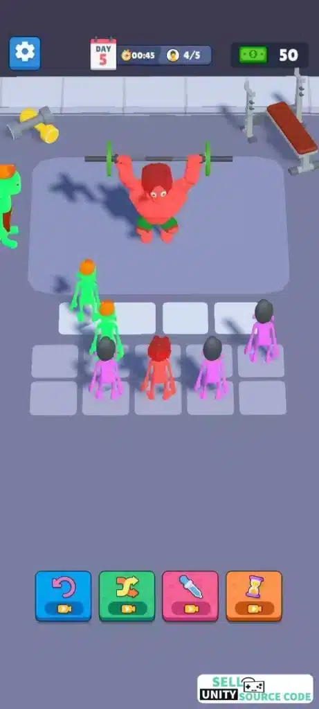 Gym Hero Clicker SellUnitySourceCode screenshot 2