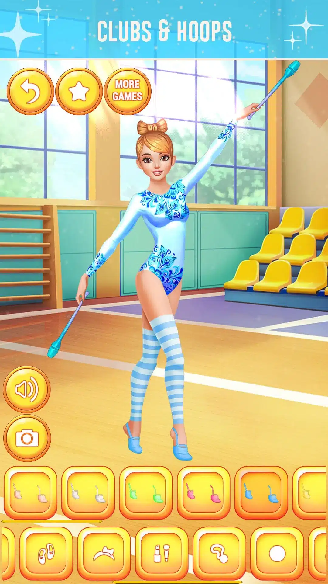 Gymnastics Girls Dress Up Game Unity Game screenshot 3