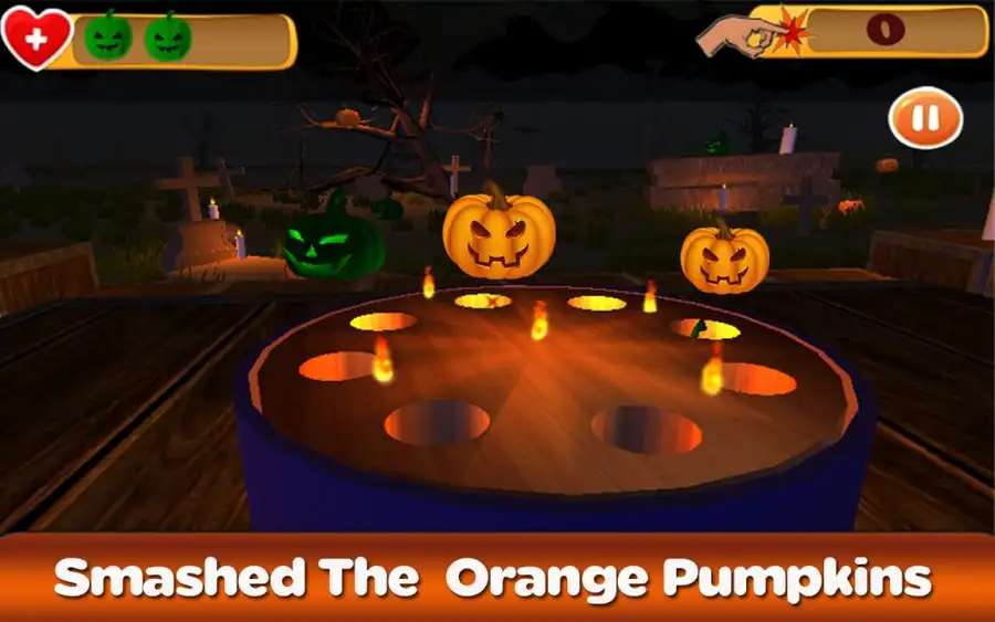 Halloween Night Pumpkin Mania SellUnitySourceCode screenshot 2