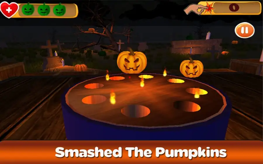 Halloween Night Pumpkin Mania SellUnitySourceCode screenshot 3