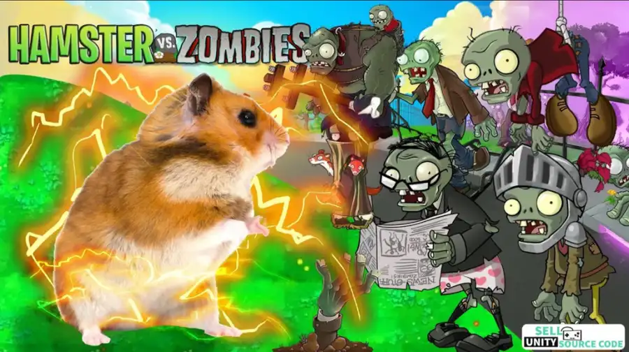 Hamster vs Zombie SellUnitySourceCode screenshot 2