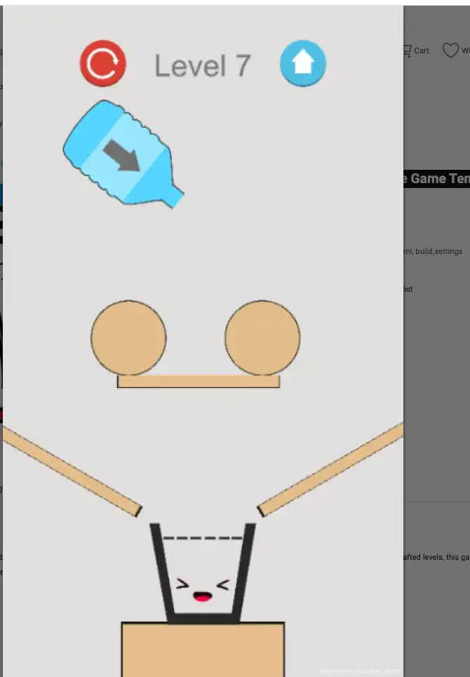 Happy Glass | Happy Cup Puzzle Game Template screenshot 3