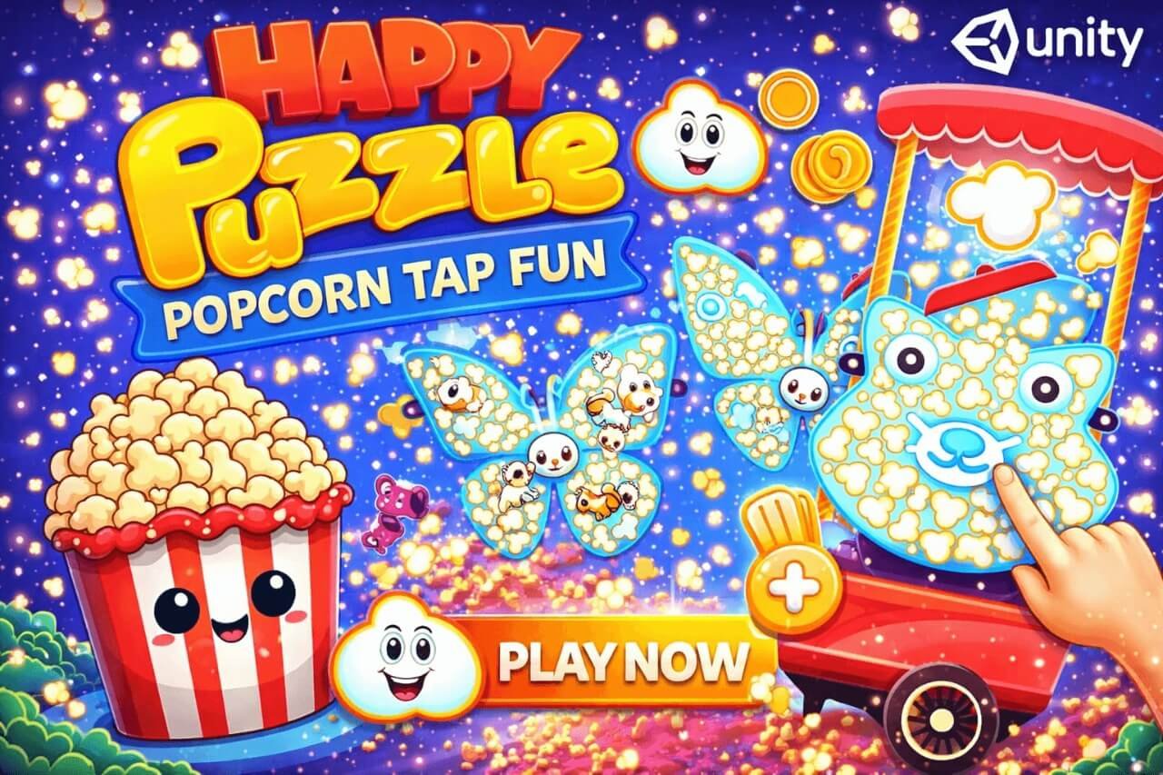 Happy Puzzle: Popcorn Tap Fun Game source code