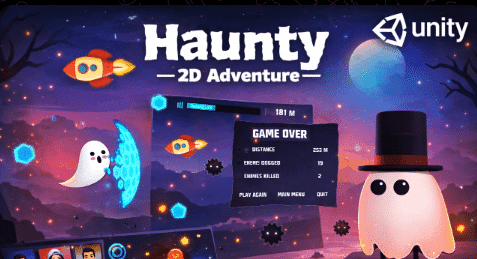 Haunty – 2D Endless Runner Arcade Game source code