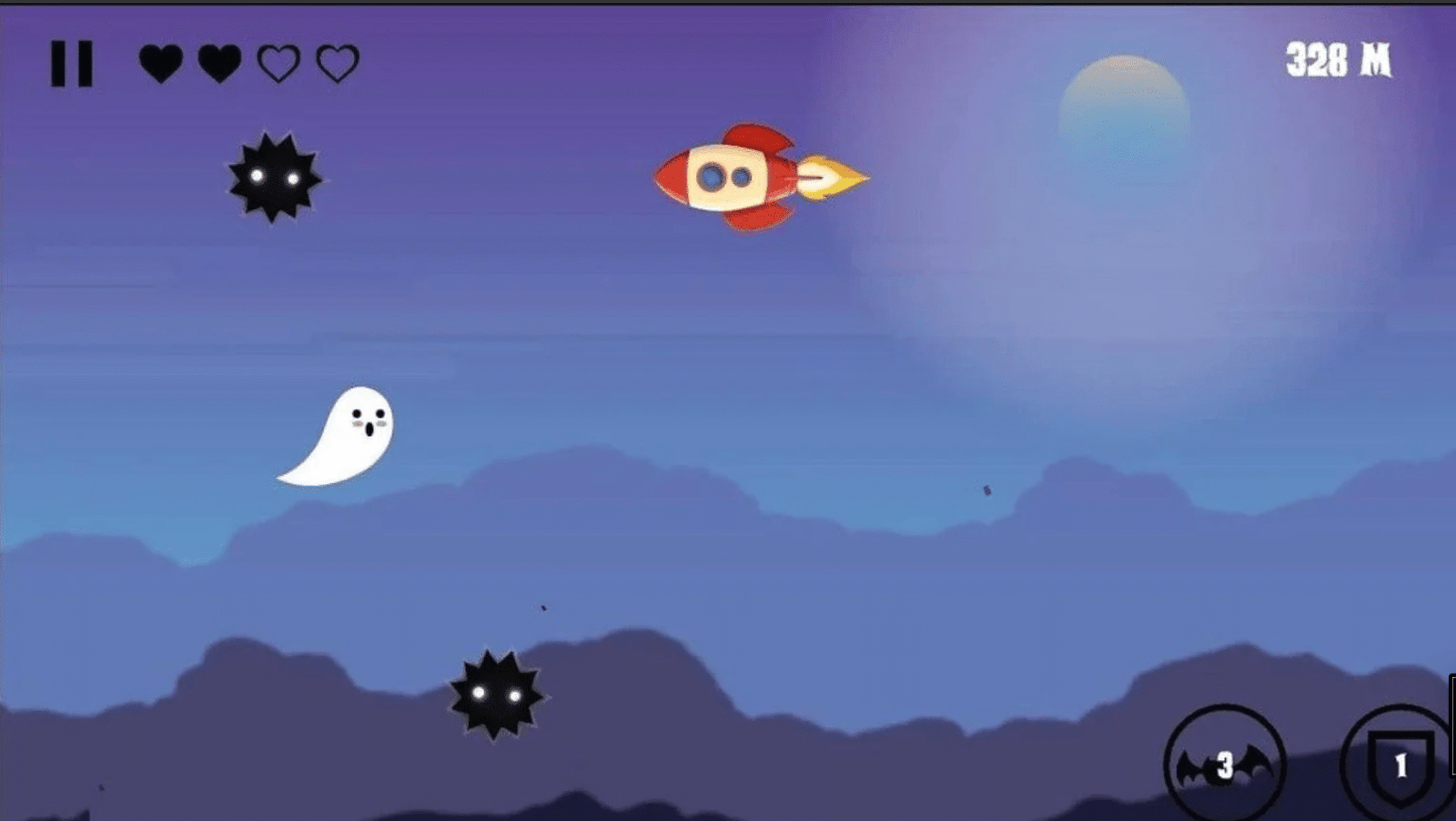 Haunty – 2D Endless Runner Arcade Game screenshot 3