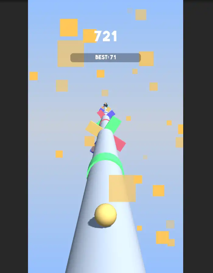 Helix Speed Ball (Unity Template + Android + Hyper SellUnitySourceCode screenshot 3