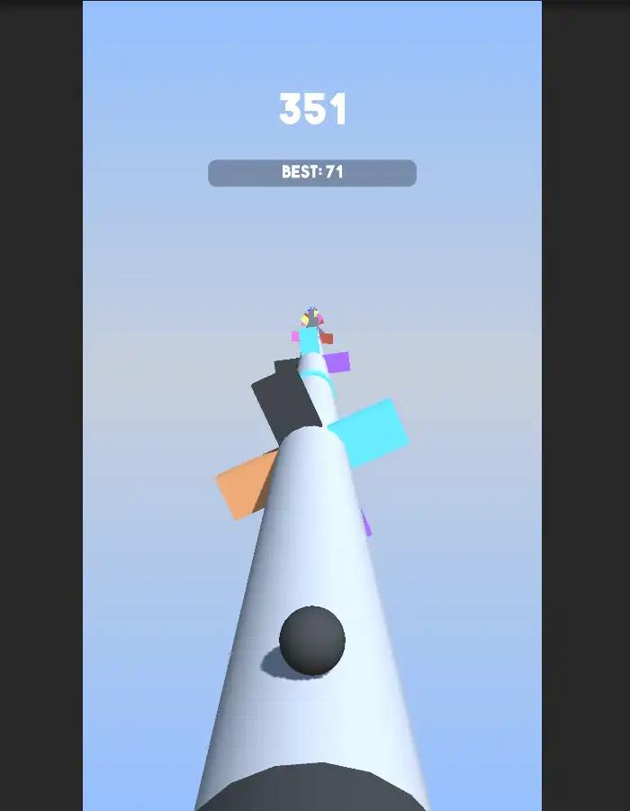 Helix Speed Ball (Unity Template + Android + Hyper SellUnitySourceCode screenshot 5
