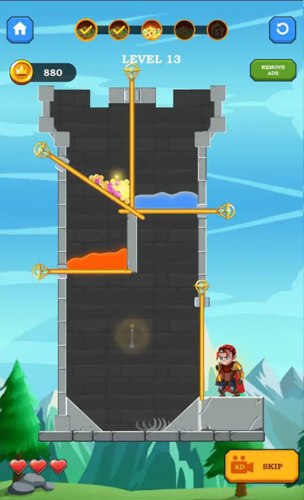 Hero Rescue – Adventure Puzzle Game SellUnitySourceCode  screenshot 3