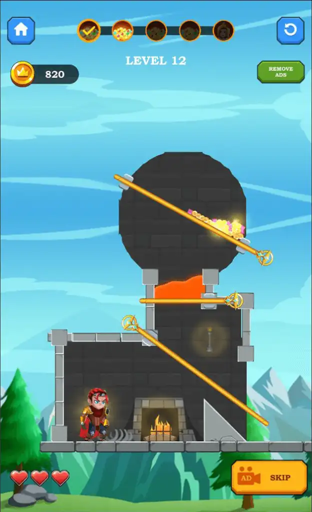 Hero Rescue – Adventure Puzzle Game SellUnitySourceCode  screenshot 4
