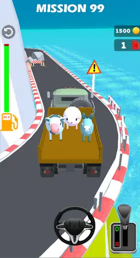 Hero Truck Rescue animals and people after flood SellUnitySourceCode  screenshot 2