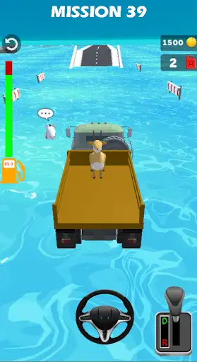 Hero Truck Rescue animals and people after flood SellUnitySourceCode  screenshot 5