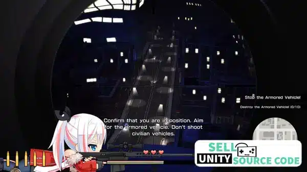 Heroine of the Sniper SellUnitySourceCode screenshot 4