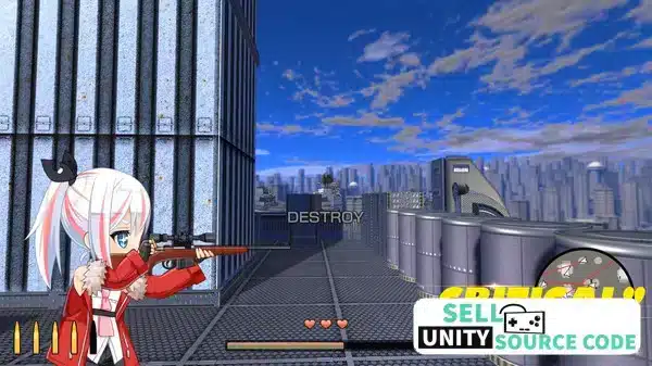 Heroine of the Sniper SellUnitySourceCode screenshot 5