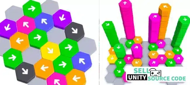 Hexa Away puzzle nimmi developer Best Unity 3d Gam SellUnitySourceCode source code